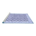 thumbnail image 2 of Ahgly Company Machine Washable Indoor Rectangle Abstract Blue Modern Area Rugs, 7' x 9', 2 of 4