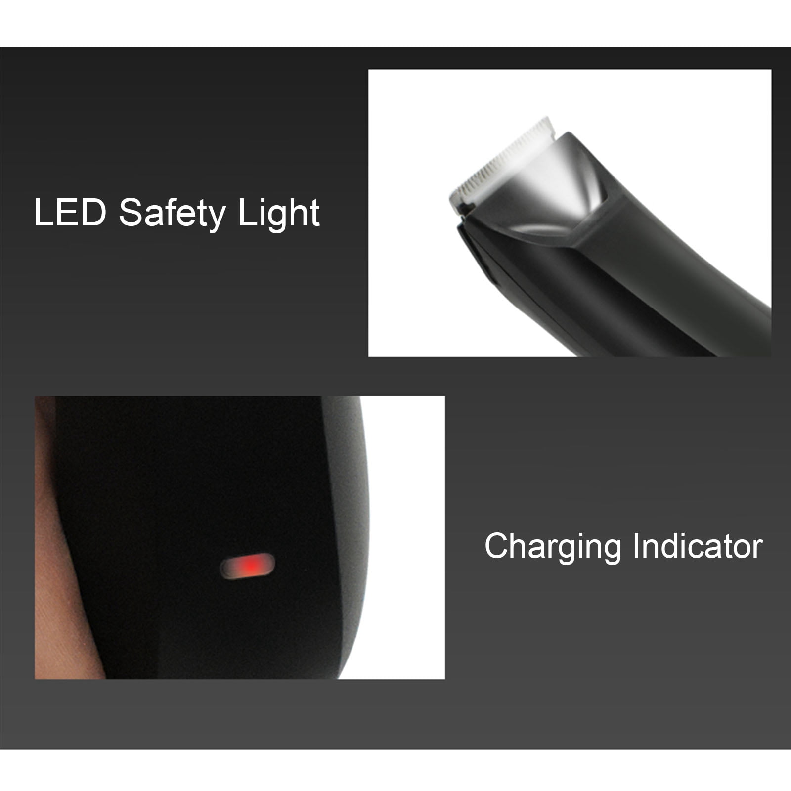 lanema Intimate for Razor for Men Wet/Dry Body Groomer Testicle for Razor with LED Ligh
