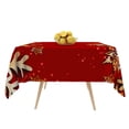 thumbnail image 7 of Tchckioa Winter Red Tablecloth for Restaurant Decor,54x54 Inch Square Stain Proof Table Cloth Cover, 7 of 7