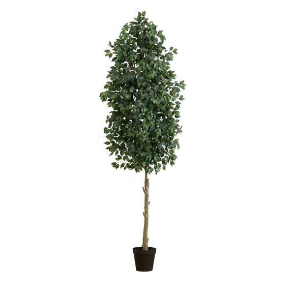 Nearly Natural 10ft. Artificial Ficus Tree, Green