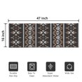 thumbnail image 5 of Brown Striped Geometric Pattern Door Rugs,Washable Non Slip Door Mats Indoor,Decorative Door Mats,Entry Mat Indoor for Entrance,Bedroom,Kitchen,Bathroom,16"x47", 5 of 6