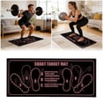 thumbnail image 1 of Squat Mat With Position 35x80cm Squat Mats Diatomaceous Earth Rubber Squat Mat For Home Yoga & Abs | Perfect For Squats Lunges & Core, 1 of 5