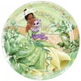 thumbnail image 5 of Tiana birthday party decoration supplies,Tiana party supplies include Tiana Background, tablecloths, plates, napkins, cups, Tiana party decorations for girls and kids, 5 of 5