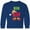 Royal Blue, variant on Inktastic Christmas Big Elf Long Sleeve Youth T-Shirt