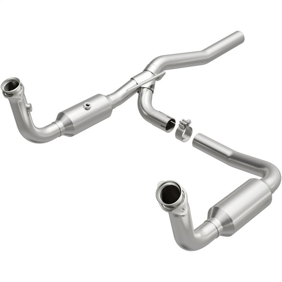 MagnaFlow California Converter 5451187 Direct Fit California Catalytic Converter; 2.25 in. Tubing; L-53.125 in. Overall; Not Air Tube Kit Adaptable; Fits select: 2008 JEEP LIBERTY