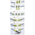 thumbnail image 4 of Hose Connetor,hose Quick Connetor,hose End Quick Connect Fitting 1/2" Hose Pipe Quick Connector (2 Pack/light Green), 4 of 4