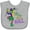 AC-Heather Grey, variant on Inktastic Let the Good Times Roll Mardi Gras Jester Boys or Girls Baby Bib
