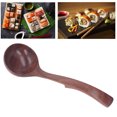 thumbnail image 4 of Wooden Ladle Spoon Kitchen Utensils Cooking Tools Culinary Accessories Made From Solid Wood Heat Resistant with Curved Handle for Soup Stew Serving, 4 of 7
