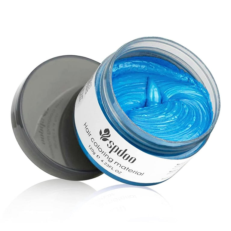 Hair Color Wax, Blue Temporary Modeling Hair Wax DIY Color Dye