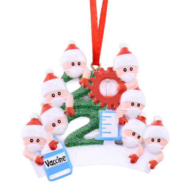 Diy Nombre Escrito A Mano Cara Cubierta Muñeco De Nieve Árbol De Navidad Colgante Adornos De Resina Para Decoración De Navidad Familiar Advancent HA043593-03
