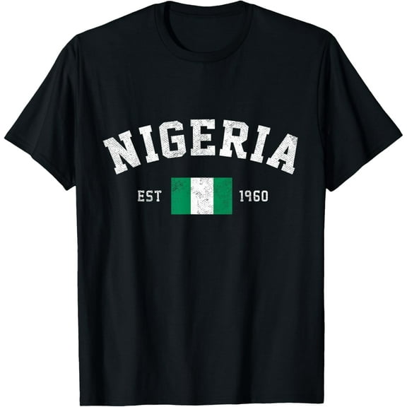 Nigeria Est. 1960 Nigerian Flag Independence Day T-Shirt