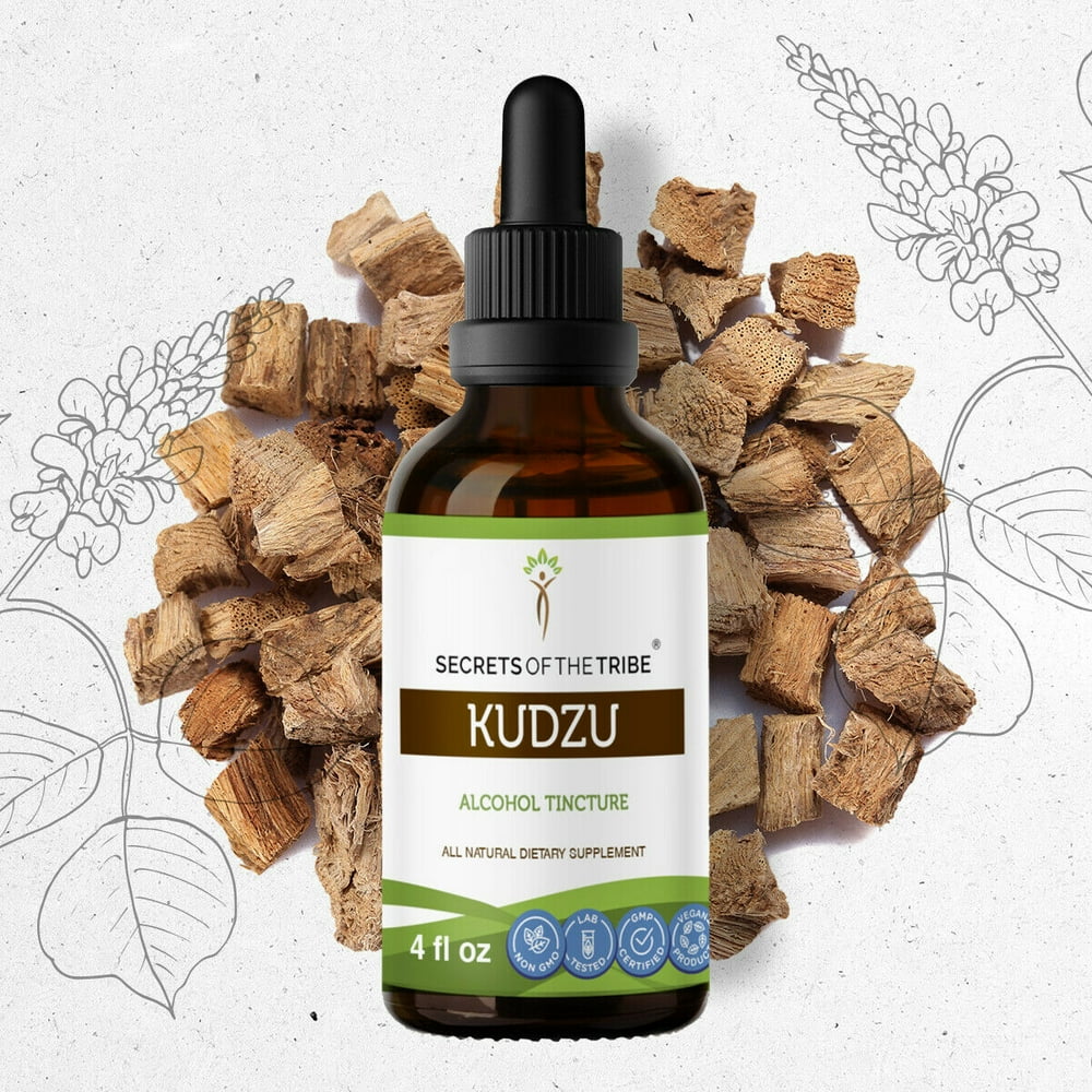 Kudzu Tincture Alcohol Extract, Organic Kudzu Pueraria Lobata Rich in