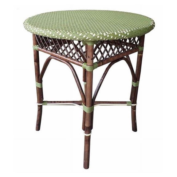 Padmas Plantation PBA13-27-5-GRN Paris Bistro Dining Table - Green