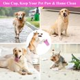 thumbnail image 3 of Limpiador de patas de perro, taza limpiadora de patas de perro, cepillo de limpieza portátil de silicona para mascotas 2 en 1, limpiador de pies para perros con pata fangosa, 3 of 4