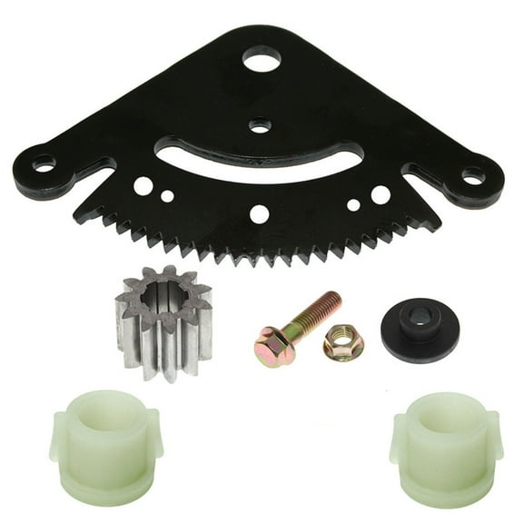 Steering Sector & Pinion Gear with Bushings Replacement for John Deere LA150 LA155 LA165 LA175