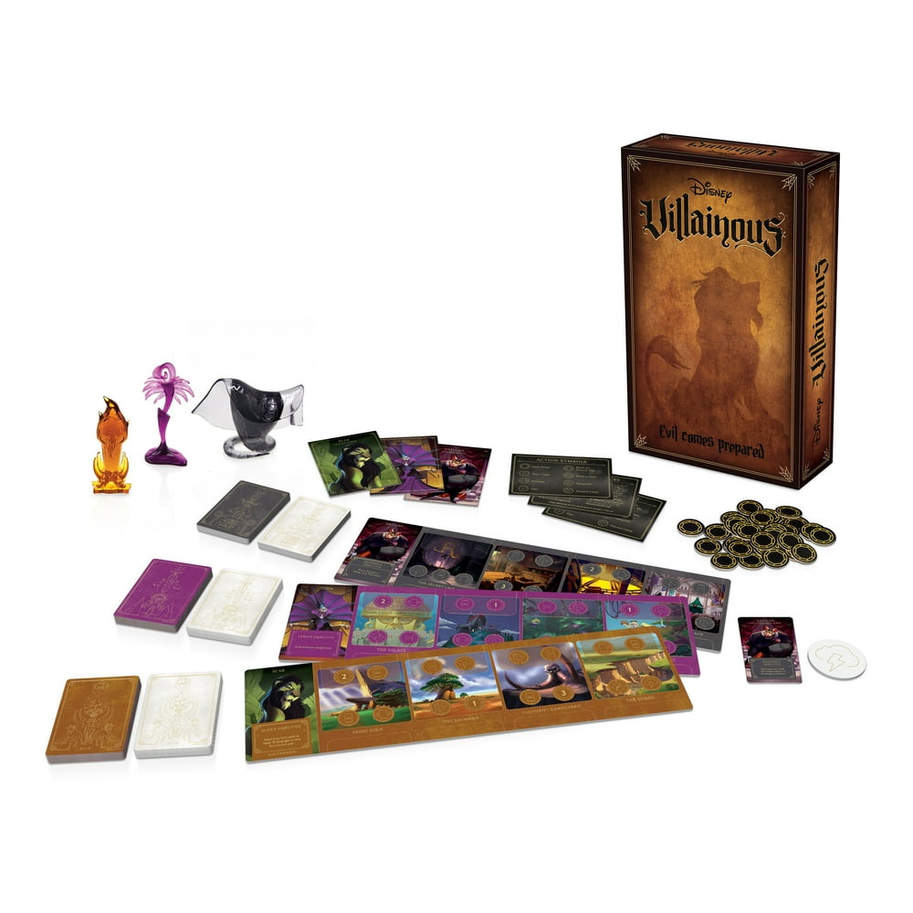 Ravensburger Disney Villainous Evil Comes Prepared Strategy Board Game
