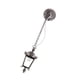 thumbnail image 3 of Tholdsy Mini lámpara de techo para casa, candelabros negros para interiores, funciona con pilas para exteriores, regalo de moda, luz LED, casas de muñecas, 3 of 6