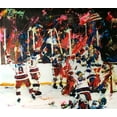 thumbnail image 2 of Murray Henderson Fine Art 17x15 White Modern Wood Framed Museum Art Print Titled - USA Maricle On Ice, 2 of 4