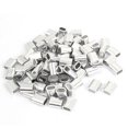 thumbnail image 1 of 80 piezas de abrazaderas de aluminio ovaladas M4 para clip de engaste de cable de 4 mm, 1 of 1
