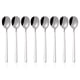 thumbnail image 1 of Juego de cucharas para cena de 8 piezas, cucharas de acero inoxidable, cucharadas pulidas como espejo, aptas para lavavajillas, para el hogar, la cocina o el restaurante, 1 of 5