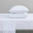 thumbnail image 5 of Arkwright Fitted Bed Sheets (Pack of 6), 200 Thread Count., Cotton Poly Blend, White with Color Coded Hem, Queen Bed Size, 5 of 7