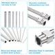 thumbnail image 3 of Uxcell 12 Pcs 23G 1 Inch Blunt Tip Dispensing Needle with Lure Lock for Refilling Liquid Inks Adhesives, 3 of 6