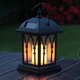thumbnail image 1 of Linterna solar YONGSHENG negra con vela LED efecto parpadeante, 1 of 5