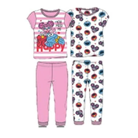 Elmo Baby Cookie Monster You Make me Happy 4 pc Cotton Pajamas (Best Way To Make Baby Sleep)