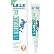 BLUE LIZARD Sheer Lotion for Face SPF 50+ 1.7oz