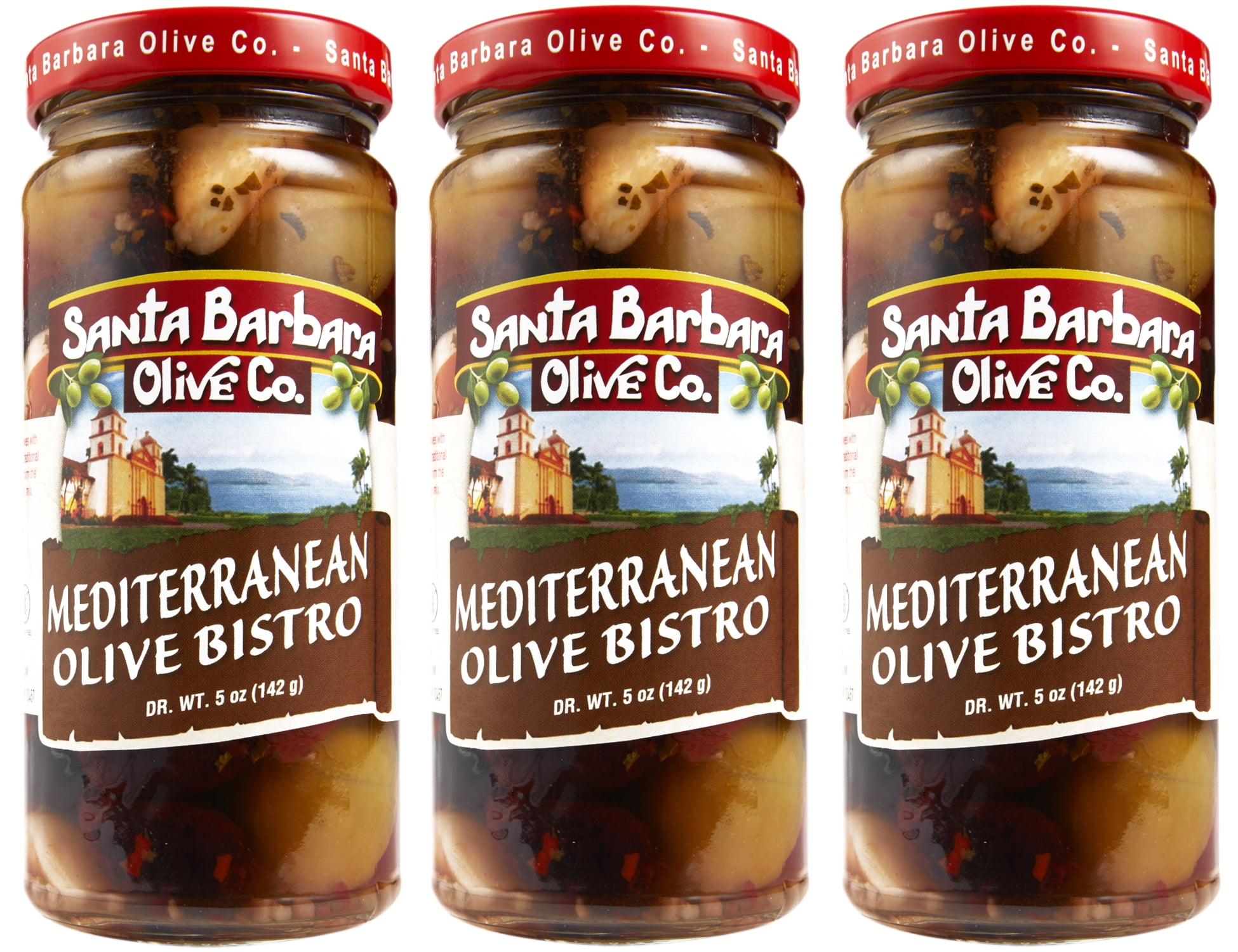 Santa Barbara 3pk Mediterranean Bistro Olives 5oz