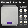 thumbnail image 4 of Justharion Digital Food Scales Electronic High Precision Weight Multiple Kitchen Balance Weighing Tools Kitchen Accessories No.01, 4 of 6