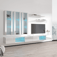 thumbnail image 3 of Fly E3 33TV Wall Mounted Floating Modern Entertainment Center, 3 of 5