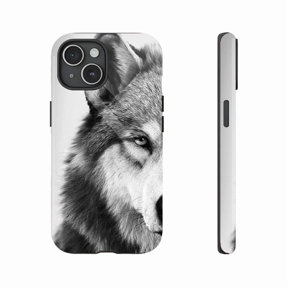 Wolf Design Phone Case for Adventure Seekers, Compatible with iPhone 11/12/13/14/15/16 (Pro Max/Plus)