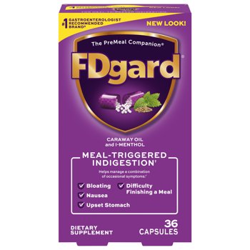 FDgard Dietary Supplement to Help Manage Meal-Triggered Indigestion, 36 s