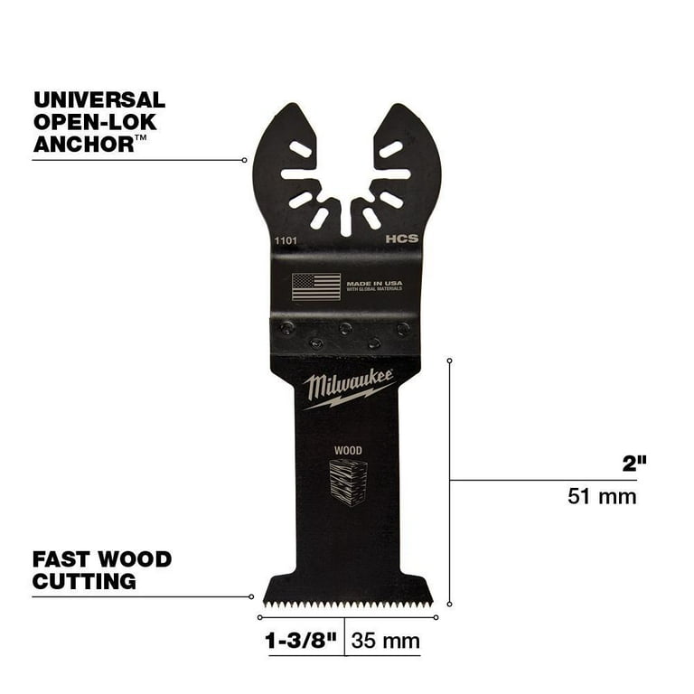 Milwaukee multi tool blade set hot sale