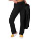 thumbnail image 1 of Gibobby pantalones cargo hombre Pantalones de chándal informales para mujer, elásticos, de cintura alta, de lana de Color sólido, térmicos, de longitud completa, para invierno（Negro， S), 1 of 5
