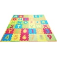 thumbnail image 2 of Multicolor Foam Puzzle Play Mat with Shapes, Colors, Numbers, and Alphabets - 36 Tiles and Borders for Kids' Play Area., 2 of 5