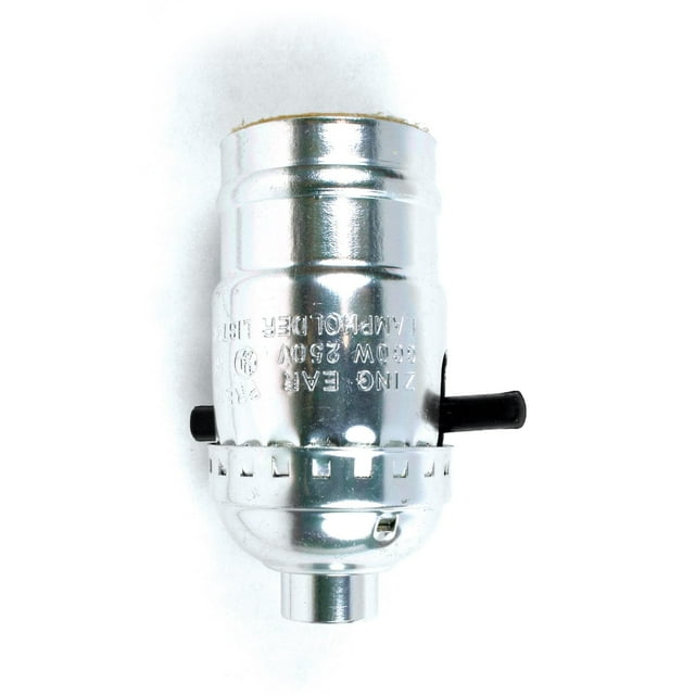 Casquillo para bombilla Jandorf E26, 660 W, 250 V, níquel