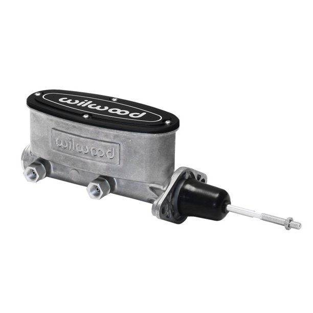 Wilwood 260-14958-P Wilwood Compact Tandem Master Cylinder - 15/16in Bore - w/Pushrod (Ball Burnished) main image 1