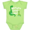 thumbnail image 3 of Inktastic My Pop Pop Loves Me Dinosaur Boys or Girls Baby Bodysuit, 3 of 5