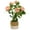 Light pink, variant on Artificial flower five-headed small tea rose bonsai plant creative artificial flower home decoration - pink