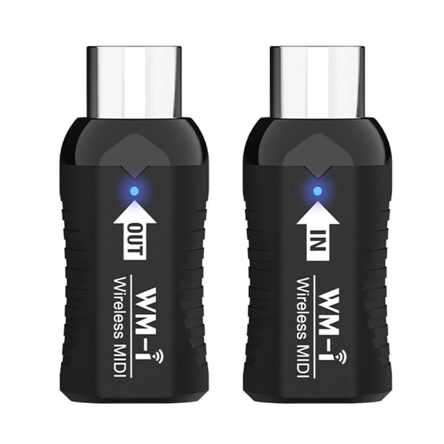 Dewedrt - de guitarra inalámbrico, receptor de audio, transmisor, adaptador midi inalámbrico, para t