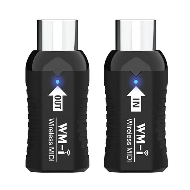 Dewedrt - de guitarra inalámbrico, receptor de audio, transmisor, adaptador midi inalámbrico, para t