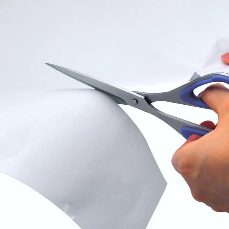 CANARY Japanese Office Scissors for Left Handed 6.8, Made in JAPAN, Heavy  Duty All Metal Razor Sharp Japanese Stainless Steel Blade, Left Hand Desk  Scissors for Paper Cutting, Blue 