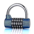 thumbnail image 1 of Candado con código azul de 5 dígitos de 1 pieza, candado con cerradura reiniciable impermeable para interiores y exteriores para gimnasio, trabajo y escuela, puertas, cercas y refugios, 1 of 4