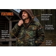 thumbnail image 4 of TrailCrest Men's Warm Sherpa Lined Hoodie Fleece Shirt Jacket, Classic Zip Up Camouflaged, XL, 4 of 7