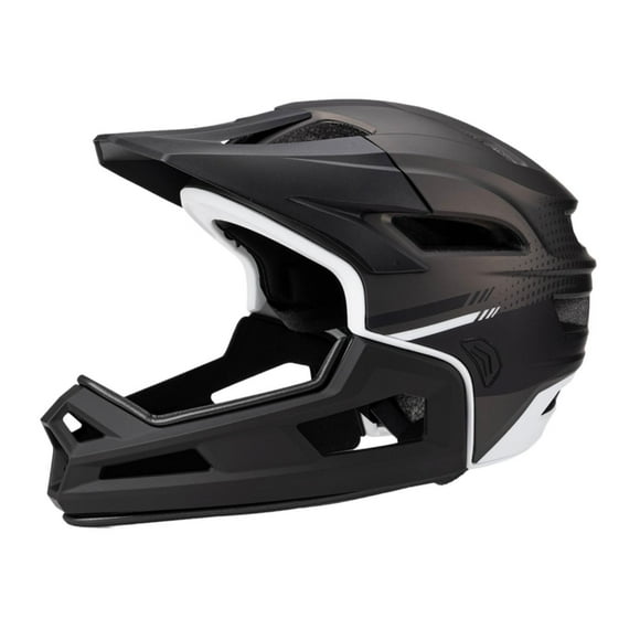 jinwen Bicycles Helmet Adjustable BMX Climbing Outdoor Sports Full Face Bike Helmet Black