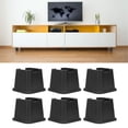 thumbnail image 1 of Furniture Risers, 3in Long Using Bed Lifts Risers 6 Sets  for Household, 1 of 7