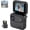 black, variant on Multi-Functional Flip Screen Action Camera, Action Cam 4K 360°with 143°Wide-Angle Lens, Compact Anti-Shake Sports Camera with 64GB Card for Cycling, Skydiving, POV Adventures & Vlogging (Black)