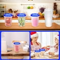 thumbnail image 6 of 12 Sets Freezer Containers with Screw On Lids 32 oz Stackable Reusable Plastic Storage Container Airtight Plastic Food Storage Containers with Twist Top Lids for Food Soup Jello Sauce, 6 of 9